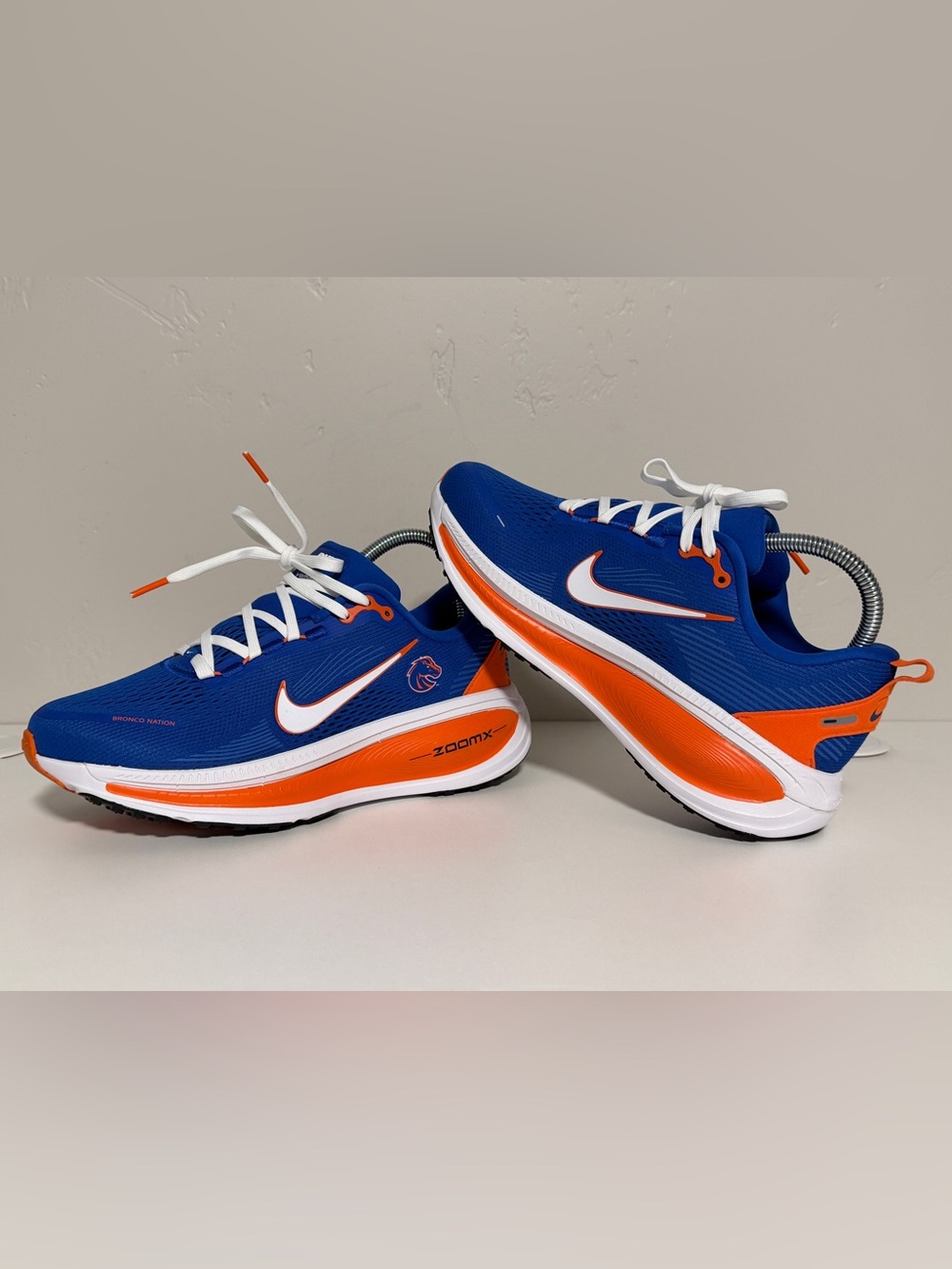 Nike Vomero 18 Boise State Broncos Blue & Orange Sneakers - Men’s 6.5/Women’s 8
